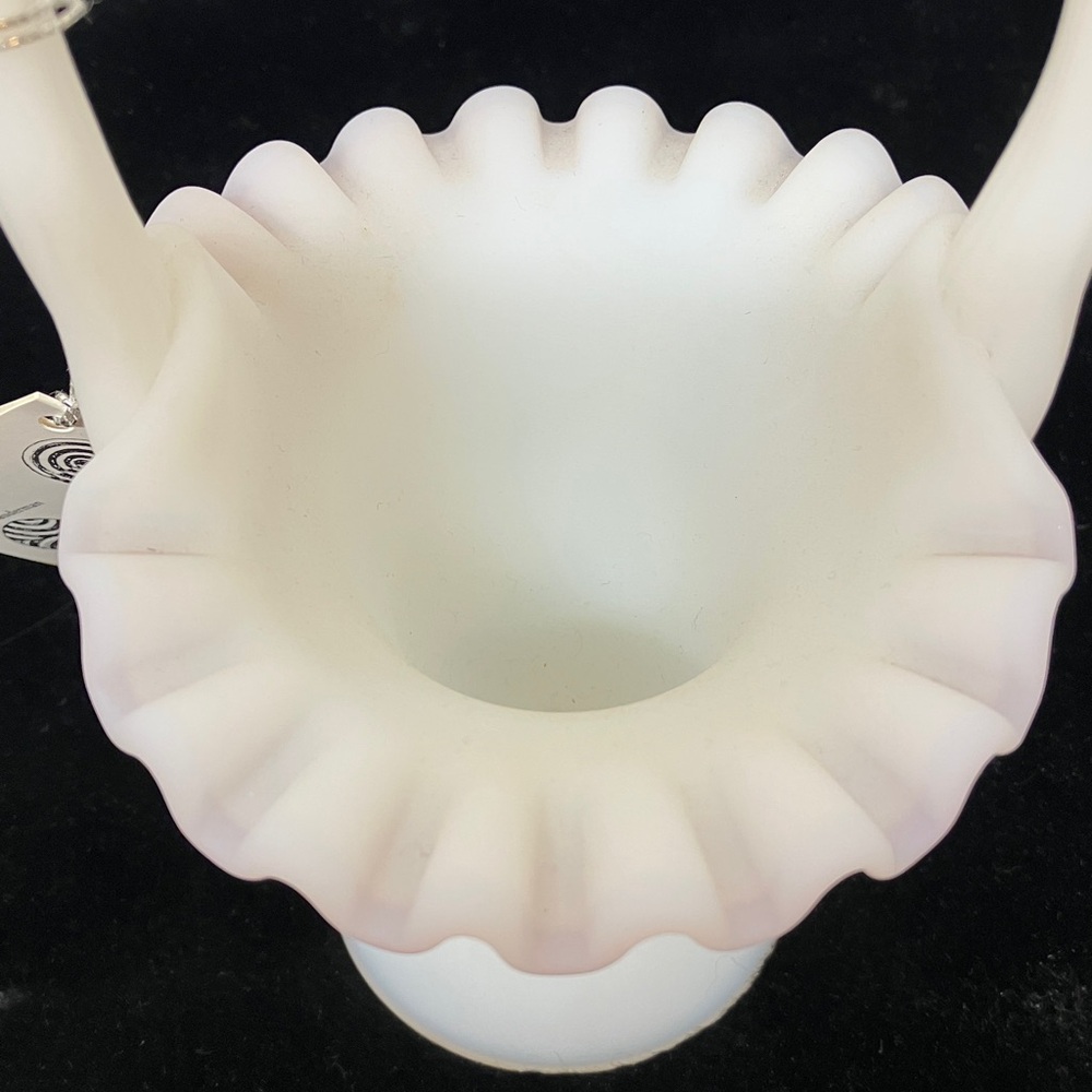 Fenton “Rose Garden” Floral Basket - Picture 8 of 11